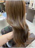 ブリーチなし　アッシュベージュ