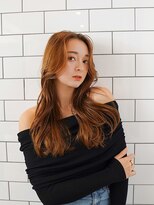 ラフィス ヘアーヴェイル 梅田店(La fith hair vail)&nbsp;【La fith】キャラメルベージュ×ゆるふわロング