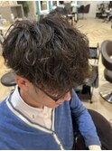 波巻きパーマ 絶壁改善カット