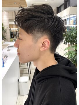 ステアケース 武蔵小杉店(stair:case) メンズパーマ/フェードバーバーカット/アップバング短めビジネス