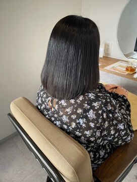 アムアム(amu_amu) 透明感抜群外国人風カラー★カット＋イルミナカラー＋うる艶TR