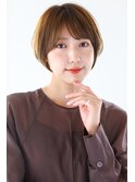 【竹之内蔵人】大人可愛い丸みショートボブ/ふんわりショート