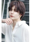 シースルーマッシュナチュラルパーマ無造作韓国マッシュ