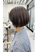 黒髪カタログ/ボブルフ/小顔に見せるヘア/ワンレン