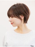 ナチュラル前髪ありショート20代 30代40代50代