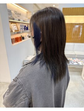 カッツ 笠岡店(CUT S) インナーブルーパープル