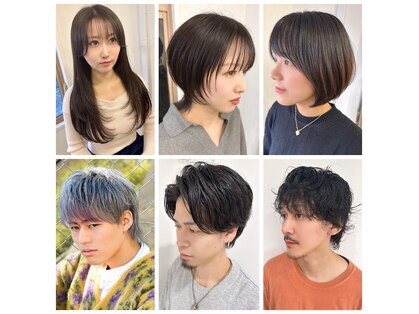 ナンバーヘア(number hair)の写真