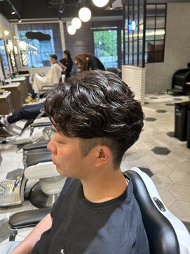 バーバーブロス 長堀店(BARBER BROS) 【BarBerBROS】くせ毛風パーマ