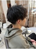 八戸メンズパーマ　ツイストスパイラルパーマ　20代　30代