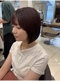 外にもうちにもできる軽めボブ