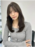 小顔美人レイヤーカット×アッシュカラー30代40代50代