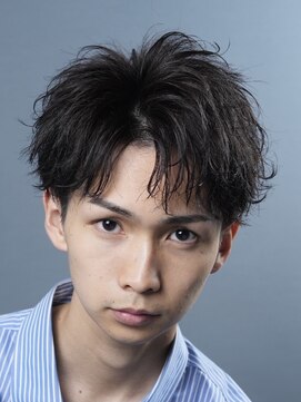 リロン 新宿(RIRON) 【RIRON】メンズアップバング×シャドウパーマ