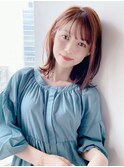 大人ボブ*くびれボブ*外ハネボブ*結べるボブ*前髪あり*丸顔