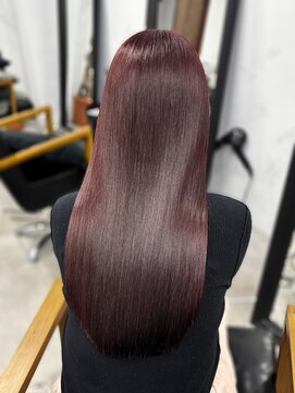 ダーツ(darts) "darts マツダレン"髪質改善フルコース【ワインレッドカラー】