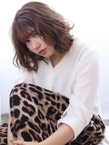 リン(Rin) ベージュ くせ毛風 ボブ