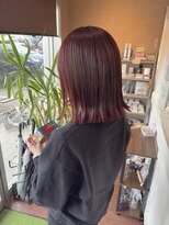 メグル(MEGURU,)&nbsp;チェリーレッド/タッセルボブ