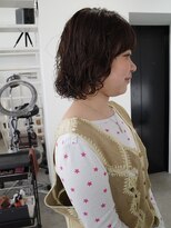 ワク(WAKU) 【WAKU】ショートミディ/ゆるふわパーマ/ボブ