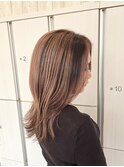 大人艶ベージュ×ナチュラルローライトレイヤー 仙台 20代30代