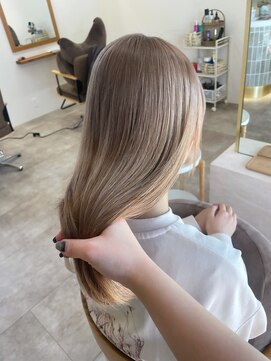 マイン(main) 柔らか、暖色ミルクティー