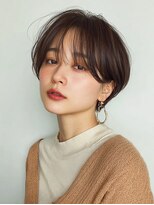 ブレイブ 我孫子(BRAVE abiko) 【大人可愛い】丸みシルエットの耳掛けニュアンスショート