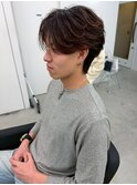 メンズ/フェザーパーマ/マッシュショート