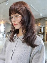 スクリーンギンザメゾン 銀座(SCREEN GINZA MAISON.) ミルクティーブロンド/ダークブルー/デジタルパーマ/銀座