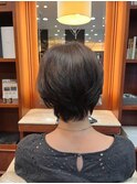 ふんわり立体感ショート