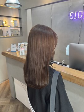 エイト 博多店(EIGHT hakata) ブリーチなし透明感ツヤ髪ストレート