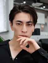 ネクストセカンド 表参道(NEXT2nd)&nbsp;毛流れヘア金髪ナチュラルセンターパートツーブロック
