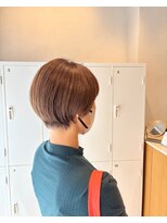 フィーカ(fika) 透明感ベージュ×丸みショート