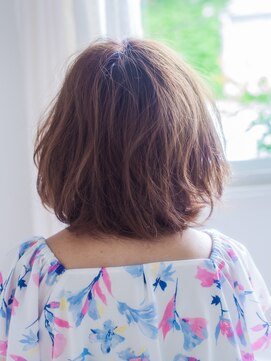 リソ 銀座(RISO) ゆるふわカールボブ