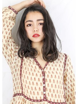 ヘアサロンガリカアオヤマ(hair salon Gallica aoyama) ☆ 外国人風 ＆ ダメージレスパーマ ☆ くせ毛 semi-long☆