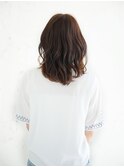 斜めバングなナチュラルミディ