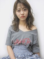 コルソ ケーツー 梅田 茶屋町(corso k-two) 《フォギーアッシュ》カジュアルウェーブロングでヘルシーに♪