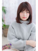 ミック 日暮里店(miq)&nbsp;大人ガーリーなピンクブラウン☆ツヤ髪ナチュラルボブディ