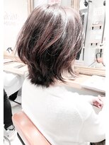 ミッシェル アフロート(michelle afloat)&nbsp;髪質改善ひし形ふんわり動き簡単まとまるツヤカラーカーブカット