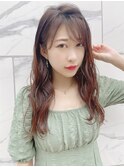 大人かわいい垢抜けシースルーバング