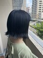 ナンバー 天王寺(NUMBER)&nbsp;◆切りっぱなしボブ×ブルーブラック☆