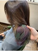 ミディアムレイヤー×インナーカラー
