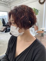 フィル(fil)&nbsp;パーマボブ／レッド