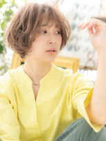 カバーヘア イヴ 戸頭店(COVER HAIR EVE)&nbsp;インナーカラー小顔くせ毛風パーマボブc戸頭20代30代40代