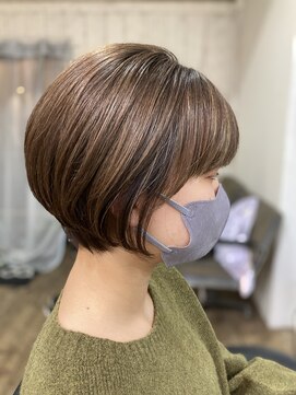 ディエス ヘアデザイン 能見台(diez hair design) ふんわりキュっなショートボブ♪