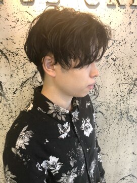 オーパスクリエ (OPUS CREER) ニュアンスパーマ×センターパート！！