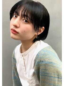 ラニヘアサロン(lani hair salon) 韓国風レイヤーショート/くびれヘアビタミンカラー