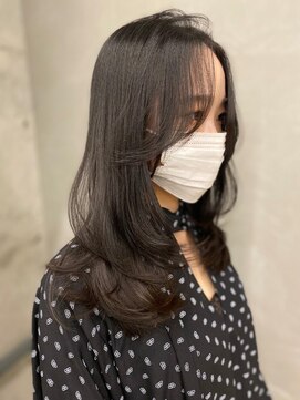 ネアー 新潟(NEER) グレージュカラー/ボブウルフ/黒髪カタログ［新潟駅］