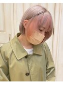 フェイスハイライト_コーラルピンク_パールベージュ