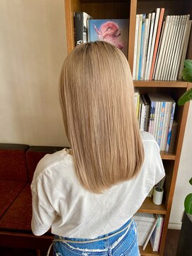 パドル(Paddle) ダブルカラー/ミルクティーカラー/ベージュ/ハイトーンカラー