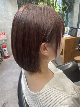 シェル 吉祥寺(shell) グレージュカラー/ボブウルフ/黒髪/ココアベージュ