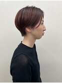 暖色カラー　ショートヘア