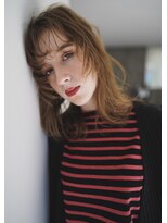 ログ オモテサンドウ(L.O.G OMOTESANDO)&nbsp;ショコラベージュ鎖骨ミディアム